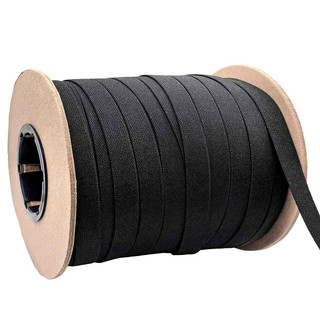 3/4" WOVEN BLACK ELASTIC (36YD