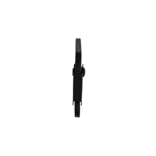 1.5" FLAT SNAPHOOK BLACK